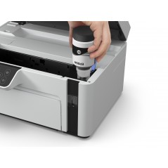 Epson EcoTank ET-M2120, Inyección de tinta, Impresión en blanco y negro, 1440 x 720 DPI, A4, Impresión directa, Negro, Blanco