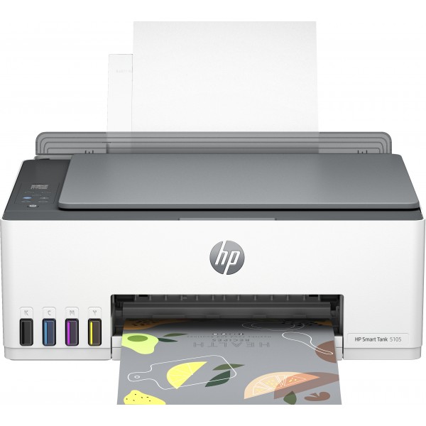 HP Smart Tank Impresora multifunción 5105, Inyección de tinta térmica, Impresión a color, 4800 x 1200 DPI, A4, Impresión directa