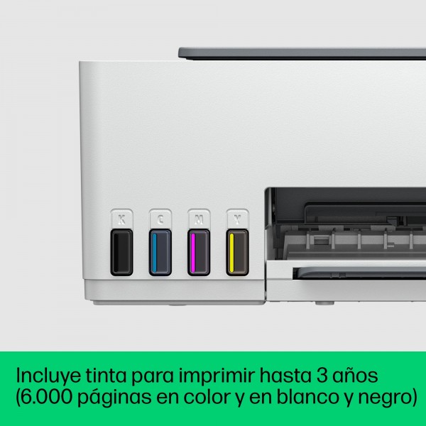 HP Smart Tank Impresora multifunción 5105, Inyección de tinta térmica, Impresión a color, 4800 x 1200 DPI, A4, Impresión directa