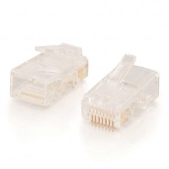 C2G 88123, RJ-45, Blanco, Plástico, Oro, 82 g, 50 pieza(s)