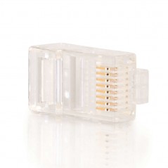 C2G 88123, RJ-45, Blanco, Plástico, Oro, 82 g, 50 pieza(s)