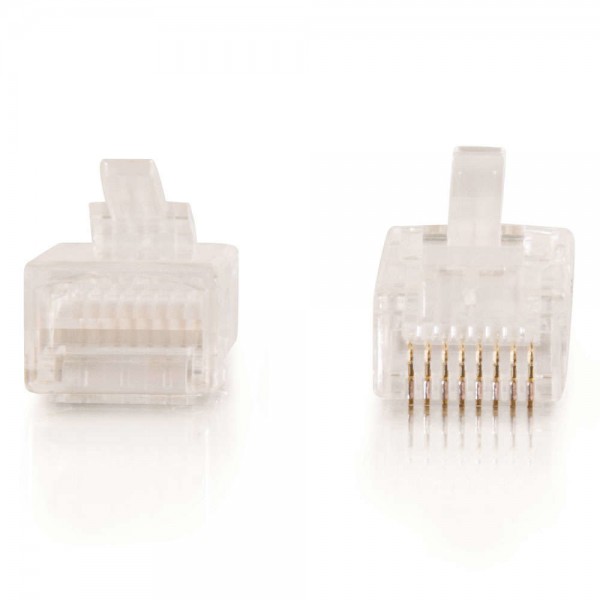 C2G 88123, RJ-45, Blanco, Plástico, Oro, 82 g, 50 pieza(s)