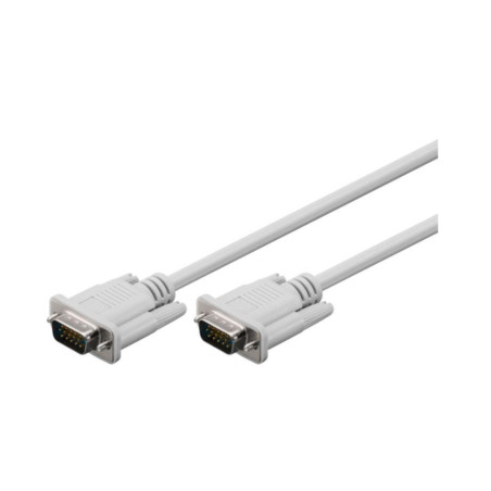 VGA HD15 M/M 2M thin cable
