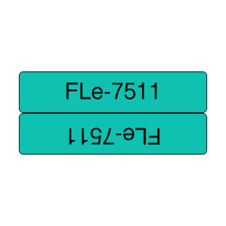 Tape/FLE7511 21mm x 45mm BKOnGreen