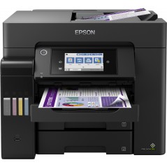 Epson EcoTank ET-5850, Inyección de tinta, Impresión a color, 4800 x 1200 DPI, A4, Impresión directa, Negro