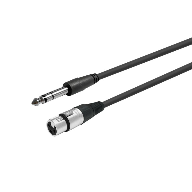 XLR F to Stereo Jack 6.35mm, | APLIUM