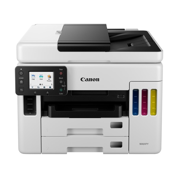 Canon MAXIFY GX7050 MegaTank, Inyección de tinta, Impresión a color, 600 x 1200 DPI, A4, Impresión directa, Negro, Blanco