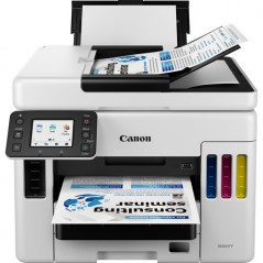 Canon MAXIFY GX7050 MegaTank, Inyección de tinta, Impresión a color, 600 x 1200 DPI, A4, Impresión directa, Negro, Blanco