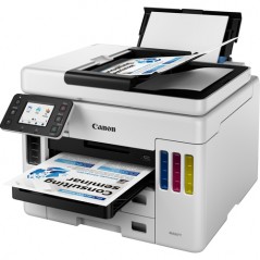 Canon MAXIFY GX7050 MegaTank, Inyección de tinta, Impresión a color, 600 x 1200 DPI, A4, Impresión directa, Negro, Blanco