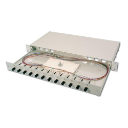 FO splice box, 1U, equipped,