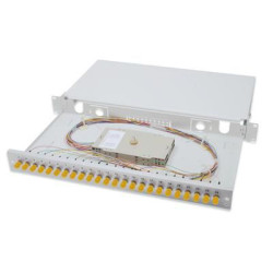 FO splice box, 1U, equipped,