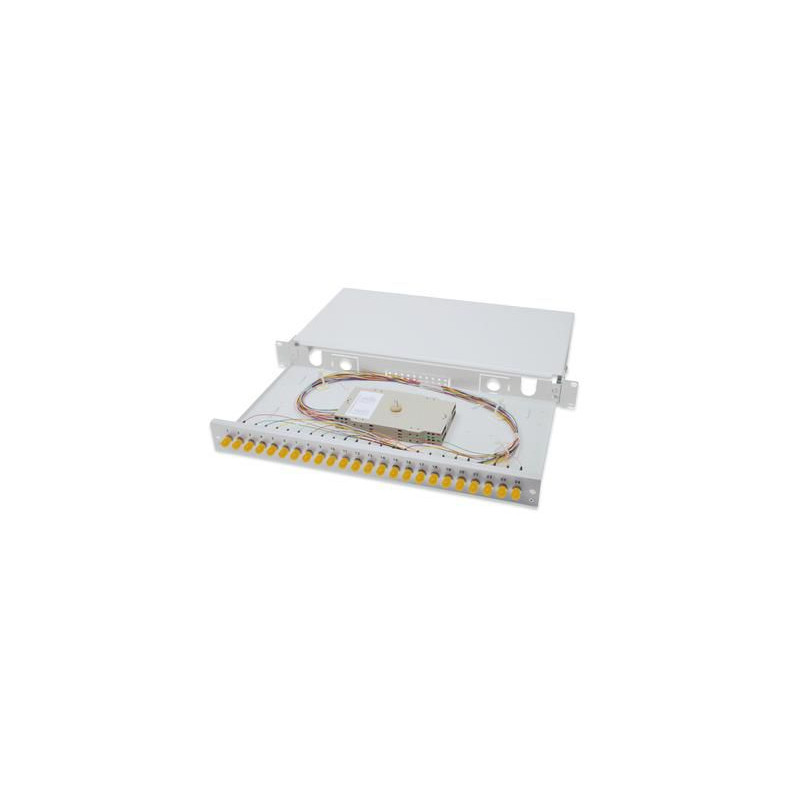 FO splice box, 1U, equipped,