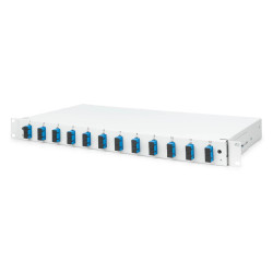 FO splice box, 1U, equipped,
