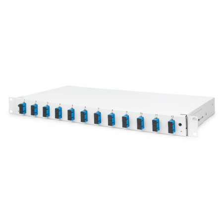 FO splice box, 1U, equipped,