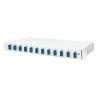 FO splice box, 1U, equipped,