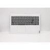 White upper case assembly for