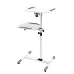 Projector cart white