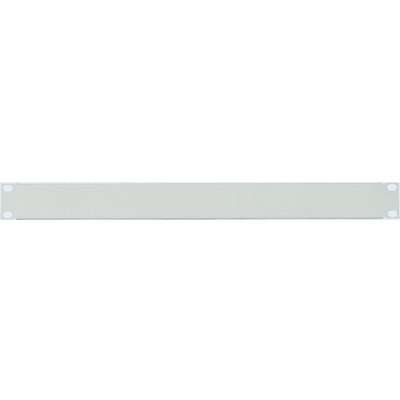 19" Blank Panel, 1U, Grey