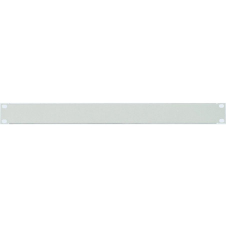 19" Blank Panel, 1U, Grey