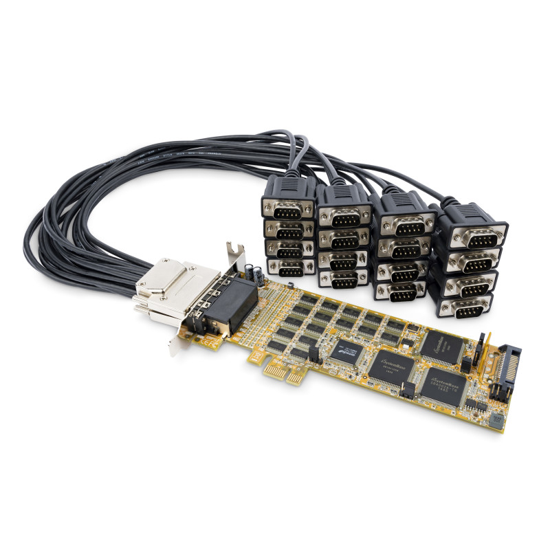 Scheda seriale 16 porte DB9 RS232 - PCIe