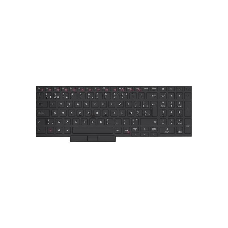 Belgian backlit keyboard for