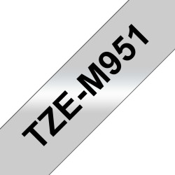 Tape/24mm black on matt f P-Touch TZE
