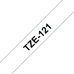 Tape/9mm black on clear f P-Touch TZE
