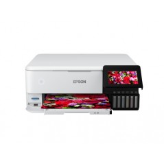 Epson EcoTank ET-8500, Inyección de tinta, Impresión a color, 5760 x 1440 DPI, A4, Impresión directa, Blanco