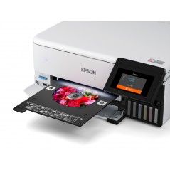 Epson EcoTank ET-8500, Inyección de tinta, Impresión a color, 5760 x 1440 DPI, A4, Impresión directa, Blanco