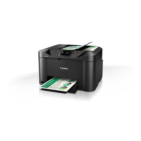 Canon MAXIFY MB5150, Inyección de tinta, Impresión a color, 600 x 1200 DPI, Copia a color, A4, Negro