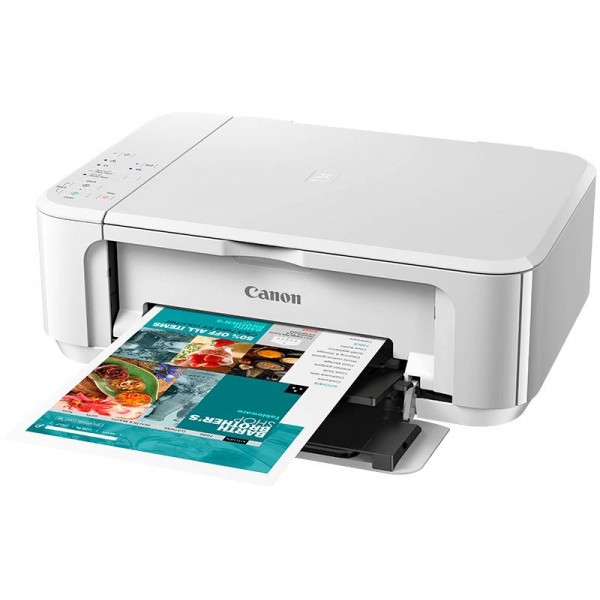 Canon PIXMA MG3650S, Inyección de tinta, Impresión a color, 4800 x 1200 DPI, Copia a color, A4, Blanco