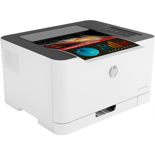 HP Color Laser Impresora 150nw, Estampado, Laser, Color, 600 x 600 DPI, A4, 18 ppm, Impresión dúplex
