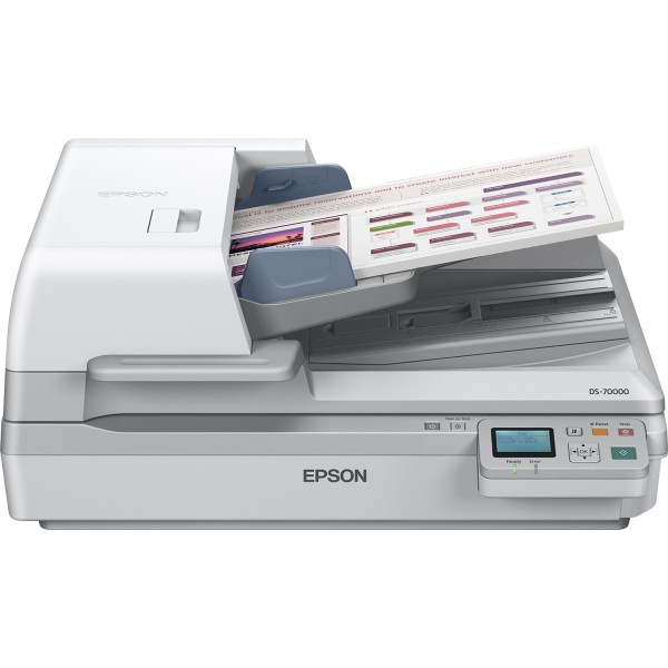 Epson WorkForce DS-70000N, 297 x 2540 mm, 600 x 600 DPI, 48 bit, 24 bit, 70 ppm, 70 ppm