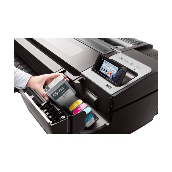 HP Designjet Impresora T1700 de 44 pulgadas, Inyección de tinta térmica, 2400 x 1200 DPI, HP-GL/2, TIFF, URF, Cian, Gris, Magent