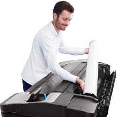 HP Designjet Impresora T1700 de 44 pulgadas, Inyección de tinta térmica, 2400 x 1200 DPI, HP-GL/2, TIFF, URF, Cian, Gris, Magent