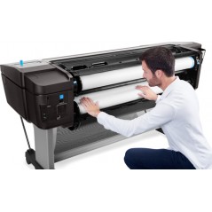 HP Designjet Impresora T1700 de 44 pulgadas, Inyección de tinta térmica, 2400 x 1200 DPI, HP-GL/2, TIFF, URF, Cian, Gris, Magent