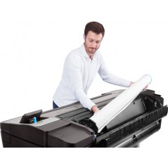 HP Designjet Impresora T1700 de 44 pulgadas, Inyección de tinta térmica, 2400 x 1200 DPI, HP-GL/2, TIFF, URF, Cian, Gris, Magent