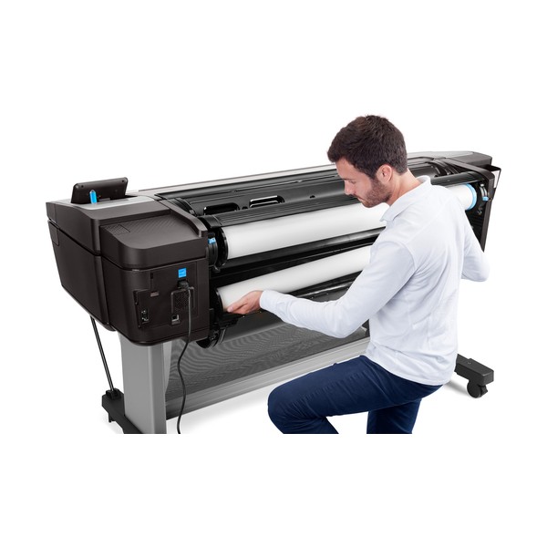 HP Designjet Impresora T1700 de 44 pulgadas, Inyección de tinta térmica, 2400 x 1200 DPI, HP-GL/2, TIFF, URF, Cian, Gris, Magent