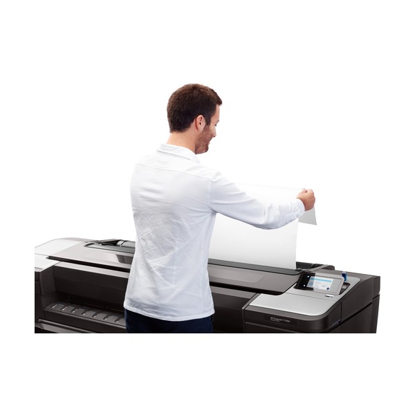 HP Designjet Impresora T1700 de 44 pulgadas, Inyección de tinta térmica, 2400 x 1200 DPI, HP-GL/2, TIFF, URF, Cian, Gris, Magent