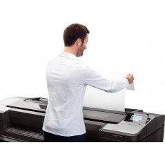 HP Designjet Impresora T1700 de 44 pulgadas, Inyección de tinta térmica, 2400 x 1200 DPI, HP-GL/2, TIFF, URF, Cian, Gris, Magent
