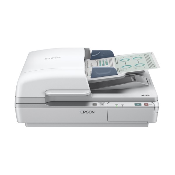 Epson WorkForce DS-6500, 215,9 x 1016 mm, 1200 x 1200 DPI, 48 bit, 24 bit, Escáner de superficie plana y alimentador automático 