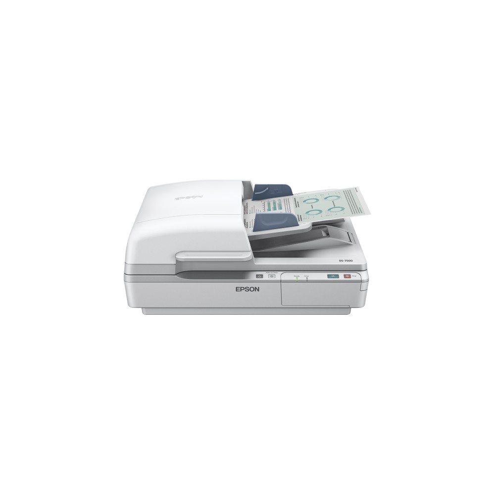Epson WorkForce DS-6500, 215,9 x 1016 mm, 1200 x 1200 DPI, 48 bit, 24 bit, Escáner de superficie plana y alimentador automático Epson WorkForce DS-6500, 215,9 x 1016 mm, 1200 x 1200 DPI, 48 bit, 24 bit, Escáner de superficie plana y alimentador automático