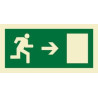 200X100 RIGHT EXIT SIGN