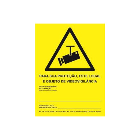 150X200 CCTV SIGN (TO BE