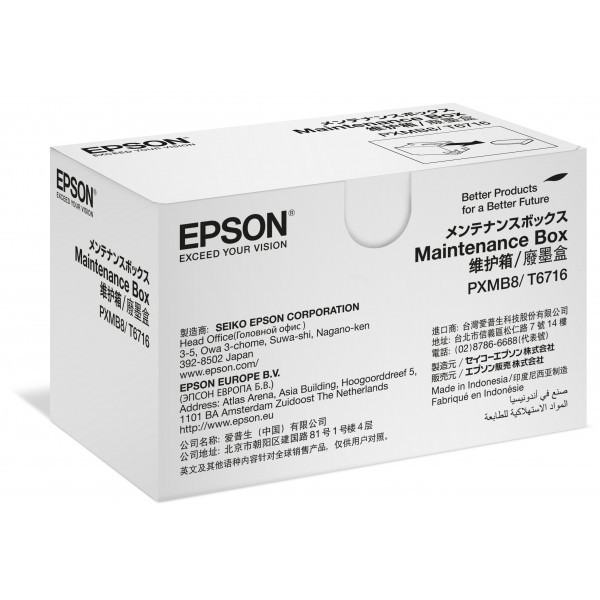 Epson Maintenance box, Negro, Indonesia, Epson, - WorkForce Pro WF-M5799DWF - WorkForce Pro WF-M5299DW - WorkForce Pro WF-C5790D