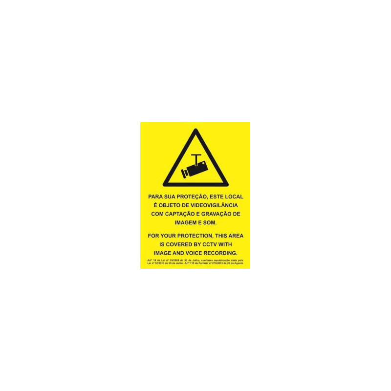 150X200 CCTV SIGN