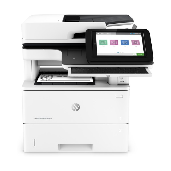 HP LaserJet Enterprise Flow Impresora multifunción M528z, Imprima, copie, escanee y envíe por fax, Impresión desde USB frontal; 