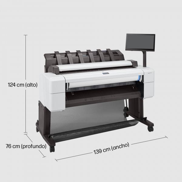 HP Designjet Impresora multifunción PostScript T2600 36 pulgadas, Inyección de tinta térmica, 2400 x 1200 DPI, HP-GL/2, HP-RTL, 