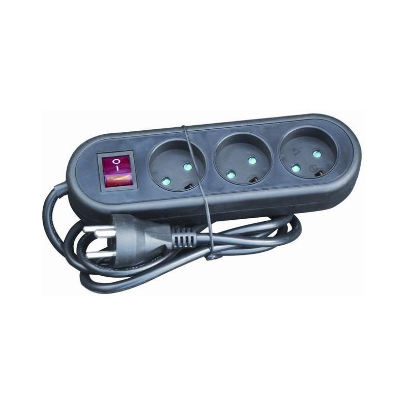 3-PLUG MED WITH SWITCH