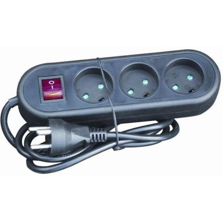 3-PLUG MED WITH SWITCH